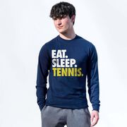 Tennis Tshirt Long Sleeve - Eat. Sleep. Tennis