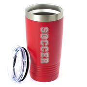 Soccer 20 oz. Double Insulated Tumbler - Soccer