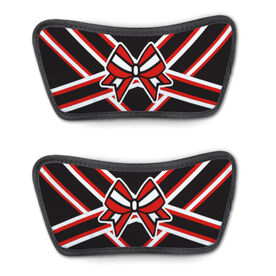 Cheerleading Repwell&reg; Sandal Straps - Cheer Bow [Black/Red/Womens 5.5 / Youth Size 4] - SS