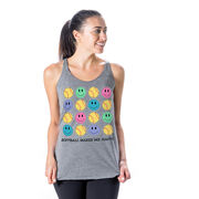 Softball Women's Everyday Tank Top - Softball Makes Me Happy