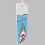 Swimming Bag/Luggage Tag - Shark Attack (Guy Swimmer)