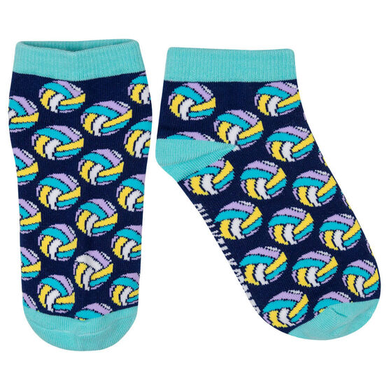 Volleyball Ankle Socks - Colorful Volleyballs