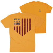 Softball Short Sleeve T-Shirt - No Place Like Home (Back Design)