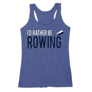 Crew Women's Everyday Tank Top - I'd Rather Be Rowing