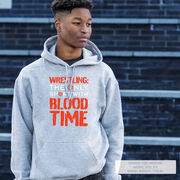 Wrestling Hooded Sweatshirt - Blood Time