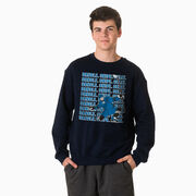 Hockey Crewneck Sweatshirt - Dangle Snipe Celly Player