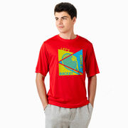 Tennis Short Sleeve Performance Tee - Let's Raise A Racket