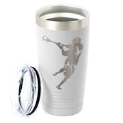 Guys Lacrosse 20 oz. Double Insulated Tumbler - Player Silhouette