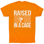 Baseball Tshirt Short Sleeve Raised in a Cage Baseball