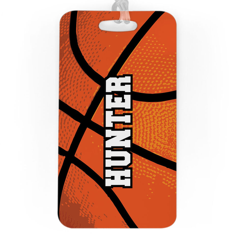 Basketball Bag/Luggage Tag - Personalized Texture