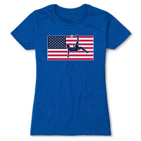 Soccer Women's Everyday Tee - Patriotic Soccer