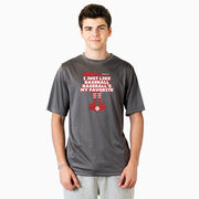 Baseball Short Sleeve Performance Tee - Baseball's My Favorite