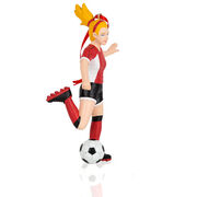 CTS - Soccer Player Resin Figure Ornament (Blonde Female)