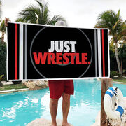 Wrestling Premium Beach Towel - Just Wrestle
