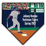 Baseball Personalized Grand Slam Stadium Home Plate Plaque