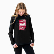 Hockey Long Sleeve Performance Tee - Don't Feed The Goalie