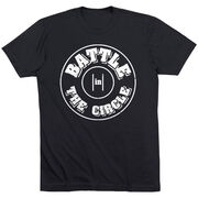Wrestling T-Shirt Short Sleeve - Battle In Circle [Adult X-Large/Black] - SS