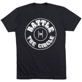 Wrestling T-Shirt Short Sleeve - Battle In Circle [Adult X-Large/Black] - SS