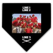 Baseball Home Plate Plaque - Team Photo