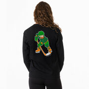 Hockey Tshirt Long Sleeve - St. Hat-Trick (Back Design) 