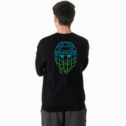 Hockey Crewneck Sweatshirt - Have An Ice Day Smiley (Back Design)