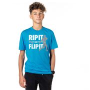 Baseball Tshirt Short Sleeve Rip It Flip It