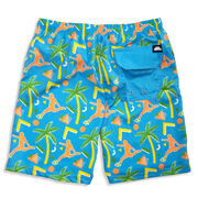 Soccer Swim Trunks - Island Breeze