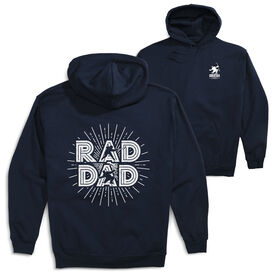Hockey Hooded Sweatshirt - Rad Dad (Back Design)