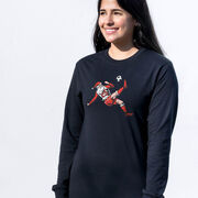 Soccer Tshirt Long Sleeve - Soccer Santa