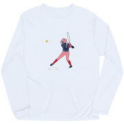 Softball Long Sleeve Performance Tee - Softball Star