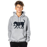 Soccer Hooded Sweatshirt - Soccer Dog