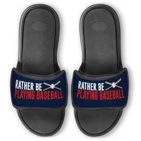 Baseball Repwell&reg; Slide Sandals - Rather Be Playing Baseball