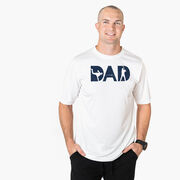 Baseball Short Sleeve Performance Tee - Baseball Dad Silhouette