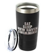 Swimming 20 oz. Double Insulated Tumbler - Personalized Eat Sleep Swimming