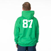 Guys Lacrosse Hooded Sweatshirt - Lacrosse Dad Sticks