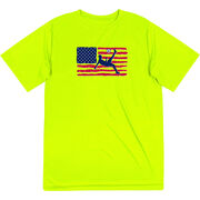Soccer Short Sleeve Performance Tee - Guys Soccer Land That We Love