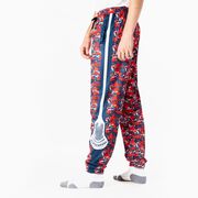 Guys Lacrosse Lounge Pants - Patriotic Digital Camo