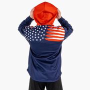 Guys Lacrosse Gameday Hoodie - Patriotic Lacrosse