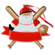 Baseball Ornament - Baseball Santa