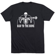 Guys Lacrosse T-Shirt Short Sleeve - Bad To The Bone