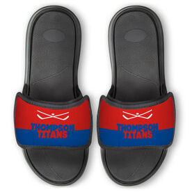 Hockey Repwell&reg; Slide Sandals - Team Name Colorblock