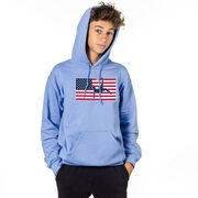 Soccer Hooded Sweatshirt - Patriotic Soccer