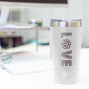 Volleyball 20 oz. Double Insulated Tumbler - LOVE