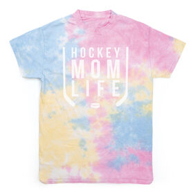Hockey Short Sleeve T-Shirt - Hockey Mom Life Tie Dye