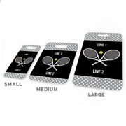 Tennis Bag/Luggage Tag - Personalized Tennis Team with Rackets