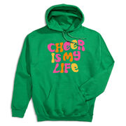 Cheerleading Hooded Sweatshirt - Cheer Is My Life