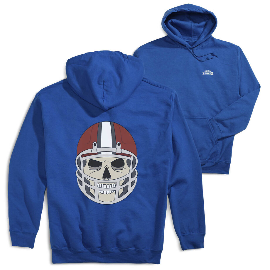 Football Hooded Sweatshirt - Game Face (Back Design)