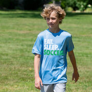 Soccer Short Sleeve Performance Tee - Eat. Sleep. Soccer.