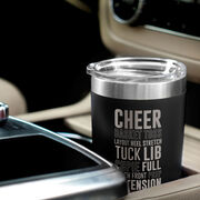 Cheerleading 20 oz. Double Insulated Tumbler - Cheer Words