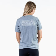 Soccer Short Sleeve T-Shirt - Just Kickin' It (Back Design)
